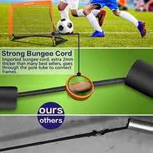 Load image into Gallery viewer, Dimples Excel Football Goal Pop up Football Net Post for Kids Garden Football Training 1 Pack