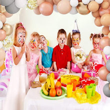 Load image into Gallery viewer, Blush Peach Balloon Garland Arch Kit , Toptap 129 Packs Balloon Garland Kit, Rosegold and Pink Birthday Hen Party Decoration for Girls Women Men Wedding Anniversary Bridal Engagement Baby Shower