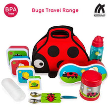 Load image into Gallery viewer, TUM TUM Nesting Snack Pots for Kids, Snack Boxes for Kids, Kids Snack Box Set, BPA Free - Bugs