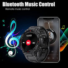 Load image into Gallery viewer, Smart Watch for Men Military Pedometer Watch with GPS Health Tracking Heart Rate Monitor, Waterproof Outdoor Sports Fitness Activity Tracker Compatible with Android iOS Phones (Black)