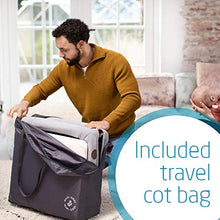 Load image into Gallery viewer, Maxi-Cosi Iris 2-in-1 Compact Travel Cot, Adjustable Height, Machine Washable, Suitable from Birth, 0 Months-3 Years, Essential Graphite