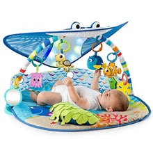 Load image into Gallery viewer, Bright Starts, Disney Baby, Finding Nemo Ocean Lights Baby Activity Gym and Play Mat with Detachable Toys, Sound and Music, Ages Newborn +