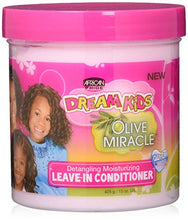 Load image into Gallery viewer, African Pride Dream Kids Olive Miracle Detangling Moisturizing Leave-In Conditioner, 425 gram