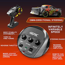 Load image into Gallery viewer, 4DRC H2 1:16 RC High Speed Car, 4WD RC Cars Fast 30KM/H Monster Truck 2.4Ghz Off-Road for Kids and Adults, All Terrain Off Road Truck with Extra drift wheel 2 Battery,50+ Min Play Car Gifts for Boys
