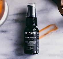 Load image into Gallery viewer, Brickell Men's Anti Aging Repairing Night Serum for Men, Natural and Organic, Vitamin C Face Serum to Repair Damaged Skin Cells, Diminish Wrinkles and Fight Inflammation, 30 ml, Scented