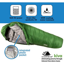 Load image into Gallery viewer, Hyke & Byke Katahdin 0C -10C -15C 625 Fill Power Hydrophobic Sleeping Bag with Advanced Synthetic - Ultra Lightweight 4 Season Men and Women Mummy Bag Designed for Backpacking
