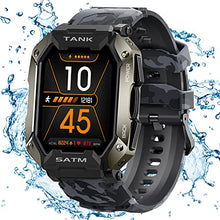 Load image into Gallery viewer, KOSPET Tank Smart Watch, 1.72" Touch Screen Sports Watch with 5ATM Waterproof, Fitness Tracker with Blood Pressure, Heart Rate Monitor, SpO2, Pedometer, 24 Sport Mode Outdoor Smartwatch for Men(Black)