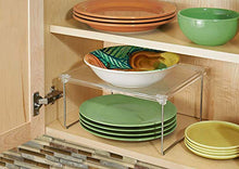 Load image into Gallery viewer, iDesign 70030EU Pantry Unit, Shelf Made of Durable Plastic and Metal, Practical Storage Organiser for Food, Kitchen Accessories and Utensils, Clear/Silver, 30.5cm x 25.4cm x 15.2cm