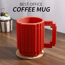Load image into Gallery viewer, VANUODA Build-on Brick Mug, Novelty Coffee Cup, Unique Easter Valentine's Father's Day Halloween Birthday Present for Men Dad Him Kid Adult Friend, Santa Gifts Sets for Christmas, Compatible with Lego