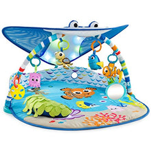 Load image into Gallery viewer, Bright Starts, Disney Baby, Finding Nemo Ocean Lights Baby Activity Gym and Play Mat with Detachable Toys, Sound and Music, Ages Newborn +