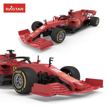 Load image into Gallery viewer, RC Vehicle Toy Remote Controlled Car Plug-In Kit to Build, 1/16 4WD F1 Ferrari SF1000 Supercar Assembly Building Kit with Remote Controller 2.4 GHz, Build Your Own DIY Sports Car for Children and Boys