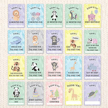 Load image into Gallery viewer, Baby Milestone Cards – 57 Keepsake Moments | First Year Memories | Personalise | Unisex | Mum to be Gift | Baby