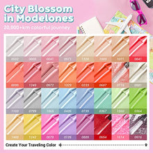 Load image into Gallery viewer, Modelones Gel Nail Polish, 36 Pcs Spring Pastel Color Gel Polish Soak Off Summer Bright Nail Polish Glitter Gel Nail Kit Starter Manicure with Nail Primer Matte Glossy Top Base Coat Gift for Women