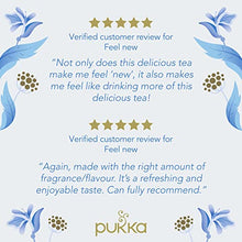 Load image into Gallery viewer, Pukka Herbs | Feel New Organic Herbal Tea | Fennel, Cardamon and Turmeric | Perfect For Feeling Good | 4 packs | 80 Sachets