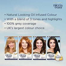 Load image into Gallery viewer, Clairol Nice'n Easy Crème, Natural Looking Oil Infused Permanent Hair Dye, 1 Blackest Black