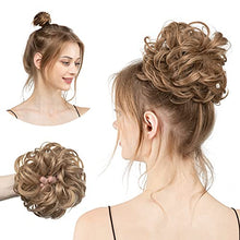 Load image into Gallery viewer, Hair Buns Hair Piece Hair Scrunchies for Girls Thick Hair Extension Bun Messy Curly Ponytail Extensions Updo Chignon