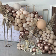 Load image into Gallery viewer, Thinbal Nude Balloon Arch Garland Kit, 99pcs Beige Balloons Decorations Apricot Double-Stuffed Latex Pastel Balloon Arch & Rose Gold Metallic Balloons for Wedding Baby Shower Bridal Birthday Party
