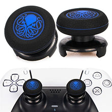 Load image into Gallery viewer, Playrealm FPS Thumbstick Extender & Printing Rubber Silicone Grip Cover 2 Sets for PS5 Dualsenese & PS4 Controller (Cthulhu Deep Sea)