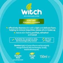 Load image into Gallery viewer, Witch Foaming Cleanser with Aloe Vera and Witch Hazel removes impurities, excess oil and make-up, refreshes and tones skin