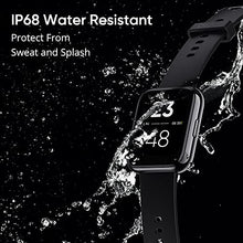 Load image into Gallery viewer, DIZO 1.75" Smart Watch GPS, Fitness Tracker with Blood Oxygen, 90 Sports Modes, 100+ Watch Faces, Heart Rate Sleep Monitor, IP68 Waterproof, Activity Tracker for Men Women (Black)