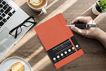 Load image into Gallery viewer, Wordsworth Undated Planner 2022-2023 - Weekly, Monthly, Yearly Planning, Organizer Notebook; Increase Productivity, Time Manage - Gratitude Journal; Hit Your Goals - Thick Paper (120GSM) A5, Orange