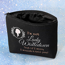 Load image into Gallery viewer, G2TUP Lady Whistledown Merchandise Toiletry Bags Bridgerton Present for Fans I'm Not Lady Whistledown Cosmetic Case (I'm not Lady Whistledown)