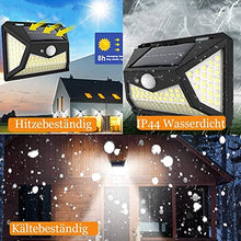 Load image into Gallery viewer, Solar Lights Outdoor,Upgraded Wireless Solar Lights Outdoor Garden, Solar Security Light Outdoor Motion Sensor Wall Lights,Solar Powered Lights Waterproof with 3 Intelligent Modes for Outside(4Pack)