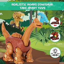 Load image into Gallery viewer, Wstbspsm 3 Pack Take Apart Dinosaur Toys for Kids Toddlers, Dinosaur Toys for Kids Learning Educational Building construction Sets with Screw for Age 3-8 Year