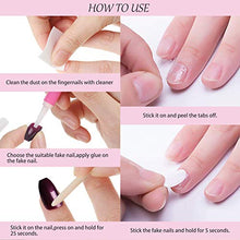 Load image into Gallery viewer, 720 Pieces Short Press on Nails Ballerina Coffin False Nails EBANKU Colorful Full Cover Fake Nails Tips Acrylic False Gel Nails for Women Girls with Nail File & Nail Orange Stick (30 Colors)