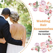 Load image into Gallery viewer, Flower Hair Clips, Bridal Hair Pins Pearl Hair Grips Crystal Hair Accessories for Wedding Women Girls Bridesmaid (20pcs)