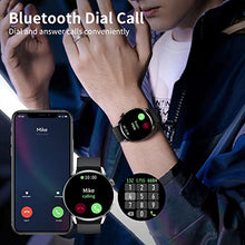 Load image into Gallery viewer, Luoba Smart Watch for Men,Call Receive/Dial Smartwatch for Android & iOS,Activity Fitness Tracker with Heart Rate,Sleep Monitor Step Calorie Touch Screen Men Women Digital Fitness Watch (Black)