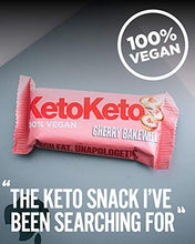 Load image into Gallery viewer, Keto Keto Bars 12 x 50g Keto Snacks For Weight Loss | Keto Diet, Sugar Free Snack, Meal Replacement Bar | Healthy Snacks, Keto Food, Low Carb | Low Calorie, Vegan Food, Breakfast Bar (Cherry Bakewell)