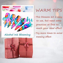 Load image into Gallery viewer, Makartt Blooming Gel Nail Polish 6 Colors Set, Nail Ink Magic Watercolor Blossom Red Pink Blue Green Marble Floral Print Nail Design Summer