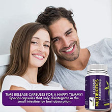 Load image into Gallery viewer, BioCultures Complex - 16 Live Strains with 50 Billion CFU Source Powder - Vegan Time Release Capsules - with Lactobacillus Acidophilus and Bifidobacterium - Made in UK by NutriZing