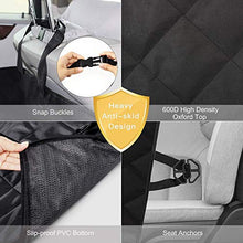 Load image into Gallery viewer, Dog Car Seat Cover, SHINE HAI Waterproof & Scratch Proof & Nonslip Back Seat Cover, Dog Travel Hammock with Seat Anchors, Machine Washable, Durable, Universal fits All Cars, Pet Cover(Black)