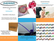 Load image into Gallery viewer, INERRA Wedding Car Decoration Kit - 3 x Large Pre-Assembled 7” Bows with 14-Loops and 7 Metres of Ribbon – With Colour Match (White)