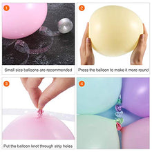 Load image into Gallery viewer, Funny House Pastel Party Balloons, 100 PCS Rainbow balloons Macaron Coloured Latex Balloons Arch Garland Kit with 15m Balloon Chain, 100 Glue Dots for Wedding Birthday Gratulation Party
