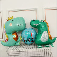 Load image into Gallery viewer, yuechen Dinosaur Birthday Party Decoration ,Dinosaur Happy Birthday Banner, Dinosaur Latex Balloon with Foil Animal Balloon for Boy Girl Baby Shower Birthday Supplies