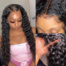Load image into Gallery viewer, Wigs Brazilian Loose Deep Wave Lace Wig 14-32 Inches Lace Frontal Wig HD Transparent Lace Frontal Human Hair Wigs for Women Remy Human Hair Lace Wig Wig
