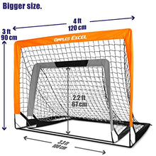 Load image into Gallery viewer, Dimples Excel Football Goal Pop up Football Net Post for Kids Garden Football Training 1 Pack