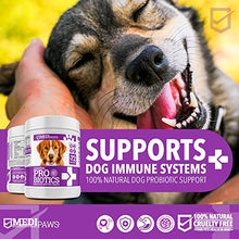 Load image into Gallery viewer, MediPaws Probiotic For Dogs | Dog Supplement | Natural Dog Chews 72x | Supporting Healthy Digestion & Dog Health | Advanced Probiotics For Dogs With Sensitive Stomachs & Gas | Dog Food