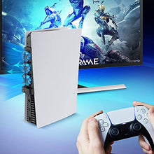 Load image into Gallery viewer, NexiGo PS5 Accessories Cooling Fan with LED Light, Efficient Cooling System, Easy to Install, Cooler Fan for Playstation 5 with 3 Fans Levels and Extra USB Port