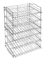 Load image into Gallery viewer, Amtido 3 Tier Stackable Can Rack Holder - Kitchen Organiser for Canned Goods - Chrome Finish