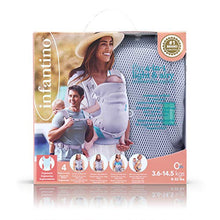 Load image into Gallery viewer, Infantino Flip 4-in-1 Light & Airy Convertible Carrier - Breathable, 4 Positions, Lumbar Support, Adjustable Waist Belt, Head Support, Ergonomic Seat, Adjustable Waistband, Plush Straps