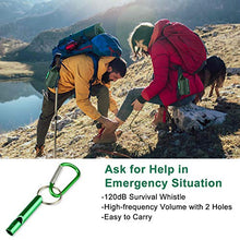 Load image into Gallery viewer, EEEKit Emergency Sleeping Bag,2Pack Lightweight Waterproof Survival Bivy Sack with Survival Whistle,Thermal Emergency Blankets Portable Mylar Survival Gear for Camping,Hiking,Outdoor Activities