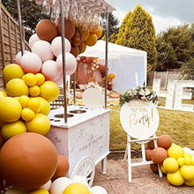 Load image into Gallery viewer, Captank Double Stuffed Yellow Blush Coffee Brown Balloon Arch Kit Nude Apricot Balloon Garland Reddish Brown Mustard Yellow Balloons For Birthday Anniversary Garden Dinner Bachelorette Decorations