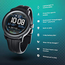 Load image into Gallery viewer, Ticwatch E2 Smartwatch, 5 ATM Waterproof, Swim-ready, Built-in GPS, Heart-rate Monitor, Google Assistant, Wear OS by Google Fitness Smart Watch, Compatible with iPhone and Android