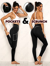 Load image into Gallery viewer, RIOJOY Scrunch Butt Lifting Yoga Pants with Pockets Women High Waisted Gym Leggings