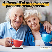 Load image into Gallery viewer, Happy 50th Golden Wedding Anniversary Wooden Hanging Heart Plaque and Pair of Mr Right and Mrs Always Right Coaster Square Coaster for Parents Friends 50th Anniversary Party Present