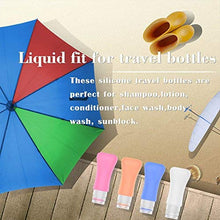 Load image into Gallery viewer, 4 Pack Travel Bottles, TSA Approved Containers, 3oz Leak Proof Travel Accessories Toiletries,Travel Shampoo And Conditioner Bottles,Perfect for Business or Personal Travel, Fun Outdoors 9 Pieces